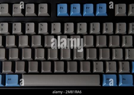 blank keyboard Stock Photo