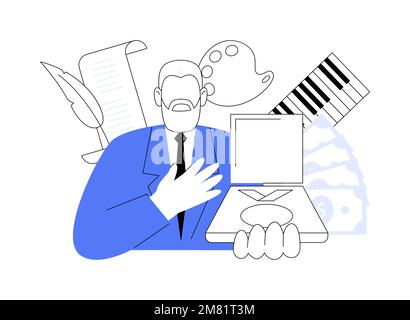 Cultural prize abstract concept vector illustration. Stock Vector