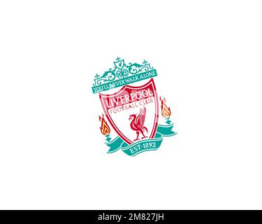 Liverpool F. C. Rotated Logo, White Background B Stock Photo - Alamy