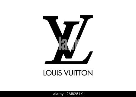 Louis Vuitton Brand Logo Background Pink And White Symbol Design