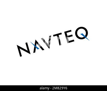 Navteq, Logo, White background Stock Photo - Alamy