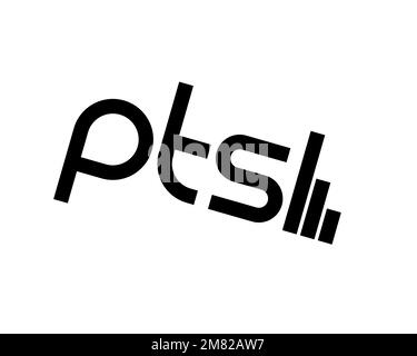 Phoronix Test Suite, rotated logo, white background B Stock Photo