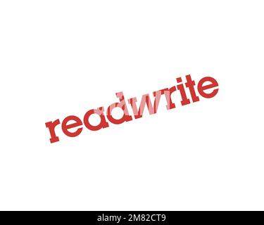 ReadWrite, Logo, White background Stock Photo - Alamy