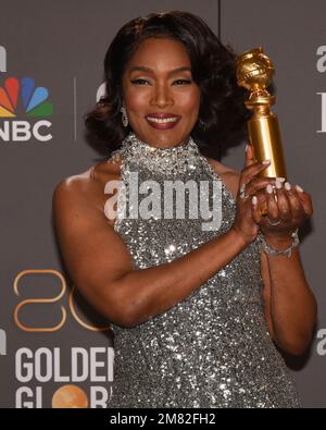 Angela Bassett, winner of the award for best performance by an actress ...