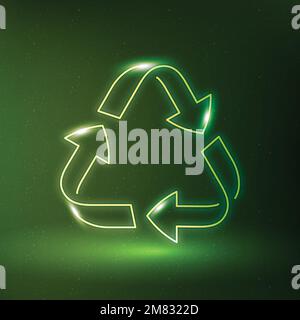 Recycling icon vector environmental conservation symbol Stock Vector