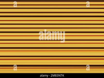 Golden horizontal stripes gradient design art for backgrounds. Blurred Motion. Vector Illustration. Stock Vector