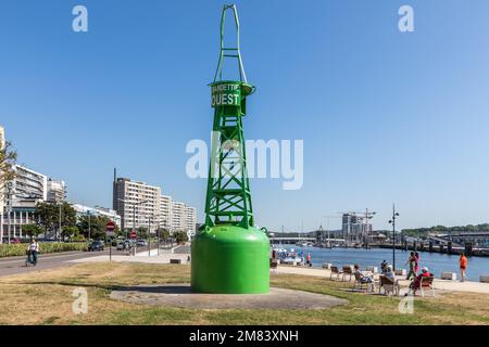 ENTRANCE TO THE NAUSICAA GARDENS, BOULOGNE SUR MER, (62) PAS-DE-CALAIS, FRANCE Stock Photo