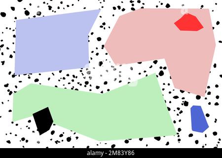 Abstract background vector with pastel elements Stock Vector