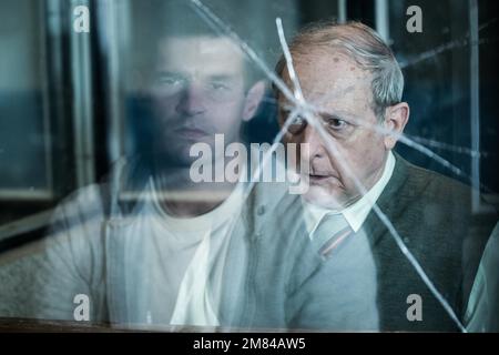 EMILIO GUTIERREZ CABA and FRANCISCO ORTIZ in GARCIA! (2022), directed by EUGENIO MIRA, SARA ANTUÑA and CARLOS DE PANDO. Credit: Zeta Studios / HBO Max / Album Stock Photo