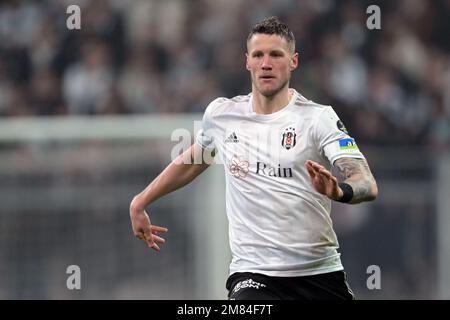 ISTANBUL - Wout Weghorst of Besiktas JK during the Turkish Super Lig match  between Besiktas AS and Kasimpasa AS at Vodafone Park on January 7, 2023 in  Istanbul, Turkey. AP