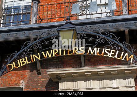 The Dublin Writers Museum,18 Parnell Square N, Rotunda, Dublin, D01 T3V8, Eire, Ireland Stock Photo