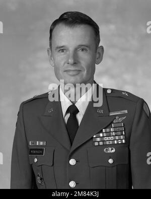 Brig. GEN. John D. Robinson, USA(uncovered). Country: Unknown Stock Photo