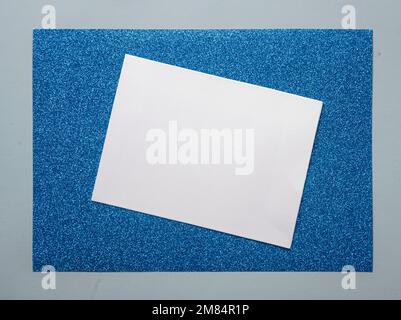 Card for writing your text. Stock Photo