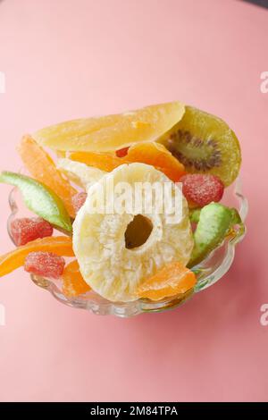 Dried fruits and berries on table  Stock Photo