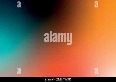 Colorful modern gradient background vector in orange and green Stock Vector