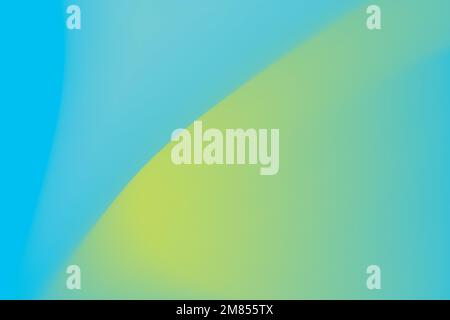Blue and green wave gradient background vector Stock Vector