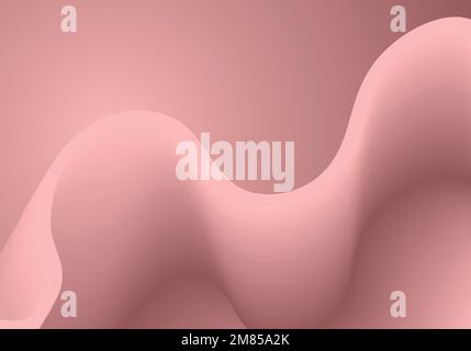 Abstract soft color fluid wave. Duotone geometric compositions with gradient 3d flow shape. Innovation mode vector Stock Vector
