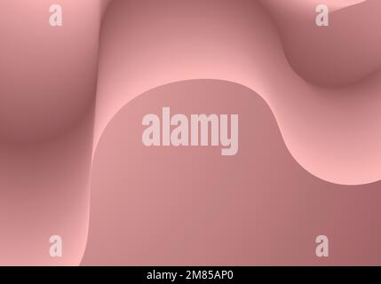 Abstract soft color fluid wave. Duotone geometric compositions with gradient 3d flow shape. Innovation mode vector Stock Vector