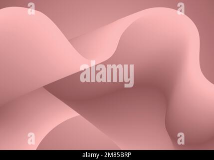 Abstract soft color fluid wave. Duotone geometric compositions with gradient 3d flow shape. Innovation mode vector Stock Vector