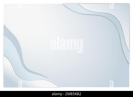 Business background vector in blue abstract style Stock Vector