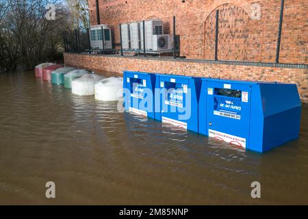 Upton upon Severn Worcestershire January 12th 2023 A small