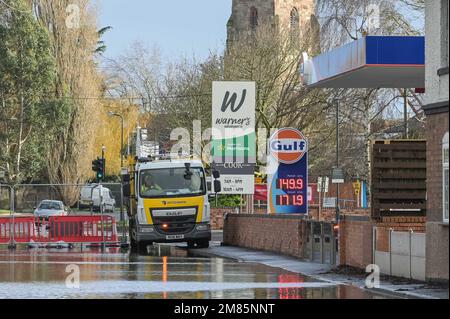 Upton upon Severn Worcestershire January 12th 2023 A small