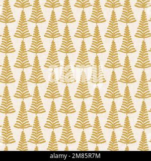 Gender neutral foliage leaf seamless raster background. Simple whimsical 2 tone pattern. Kids nursery wallpaper or scandi all over print. Stock Photo