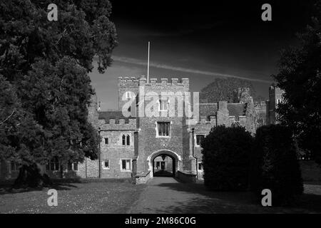 Buckden Towers also known as Buckden Palace, is a 12th-century fortified manor house, Buckden village, Cambridgeshire, England, UK Stock Photo