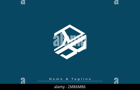 Alphabet letters Initials Monogram logo RK , KR Stock Vector