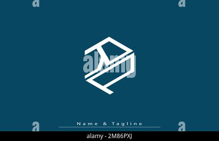 Alphabet letters Initials Monogram logo RP , PR Stock Vector