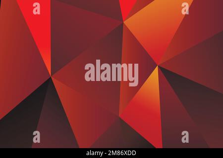 Polygonal rainbow mosaic background. Abstract low poly vector illustration. Triangular pattern, copy space. Template geometric business design with Stock Vector