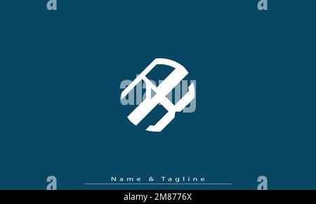 Alphabet letters Initials Monogram logo RK , KR Stock Vector