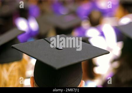 Closeup of  graduation cap Stock Photo