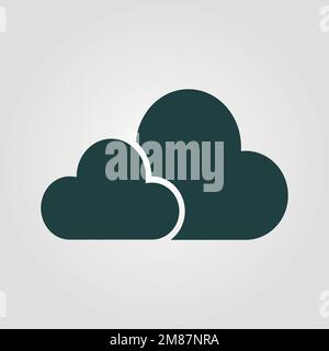 cloud icon template color editable. colorful cloud symbol vector illustration for graphic and web design. Stock Vector