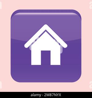 Home Icon for Graphic Design Projects Stock Vector