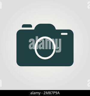 Photo camera vector icon Stock Vector