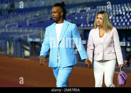 Jean Segura with his wife Kellen Segura