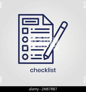 Checklist icon vector eps file Stock Vector