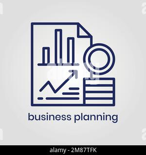 Business planning icon vector eps file Stock Vector