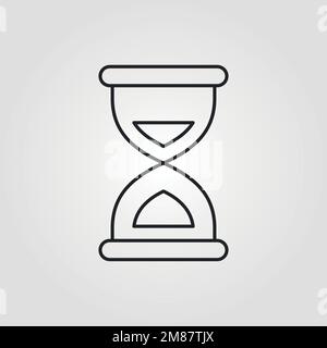 alarm vector icon line art style for Web and Mobile Stock Vector