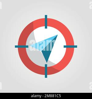 Location map icon, GPS pointer mark vector icon Stock Vector