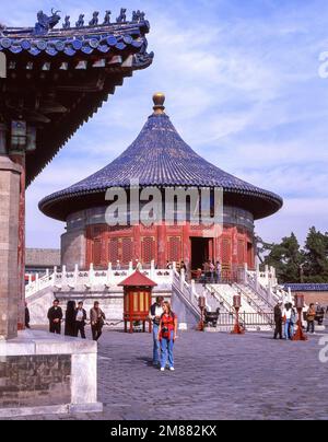 Imperial Vault of Heaven, Temple of Heaven, Dongcheng, Beijing, Beijing and Northeast, The People's Republic of China Stock Photo