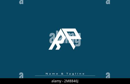 Alphabet letters Initials Monogram logo RP , PR Stock Vector
