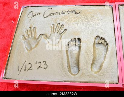 Los Angeles, USA. 12th Jan, 2023. James Cameron at hand and footprint ceremony at the TCL Chinese Theatre, Hollywood. Picture Credit: Paul Smith/Alamy Live News Stock Photo
