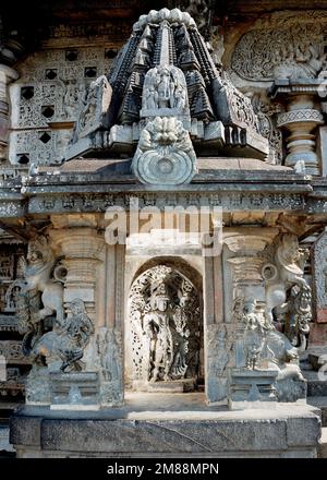Belur and Halebidu Monuments Stock Photo