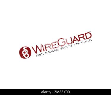 WireGuard, rotated logo, white background B Stock Photo - Alamy