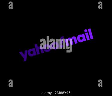 Yahoo! Mail, Logo, Black background Stock Photo - Alamy
