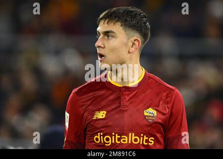 AS Roma v Genoa CFC - Coppa Italia Paulo Dybala of AS Roma stucks