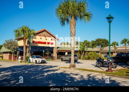 Davie, FL, USA - January 12, 2023: Photo of Flashback Diner Davie Florida Stock Photo
