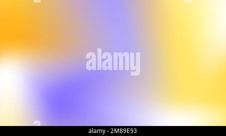 Colorful gradient background. Yellow, purple, orange wallpaper. Pastel blurred surface. Soft spring lavender color texture. Abstract vector  Stock Vector